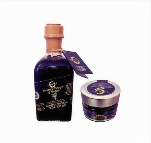 Gourmet Balsamic Set : Aged Balsamic Vinegar (up to 8 yrs), Modena IGP & Pearls image 0