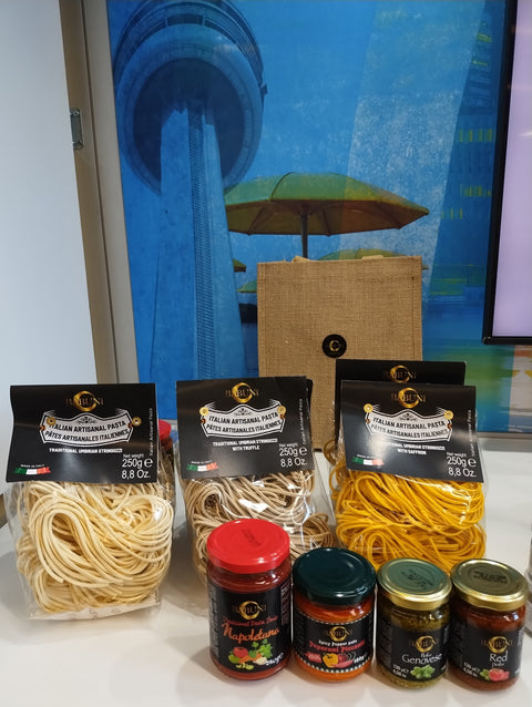 Artisan Spaghetti & pesto / pasta sauce/ Pâté combo