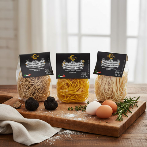 BABUNI Artisanal Pasta with Props - Corrected Colors