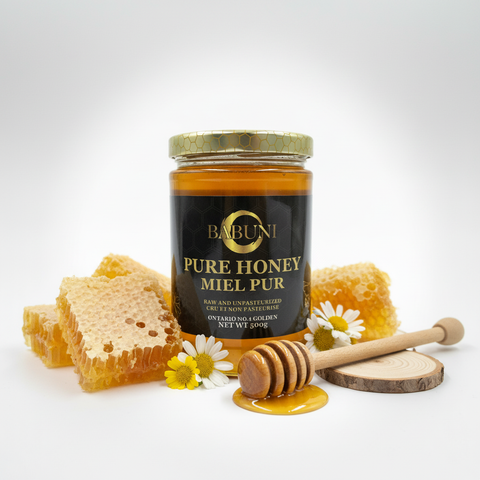 BABUNI Pure Honey Product Photography