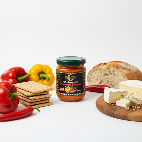 BABUNI Spicy Pepper Pâté with props