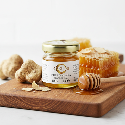 BABUNI White Truffle Honey with Premium Props
