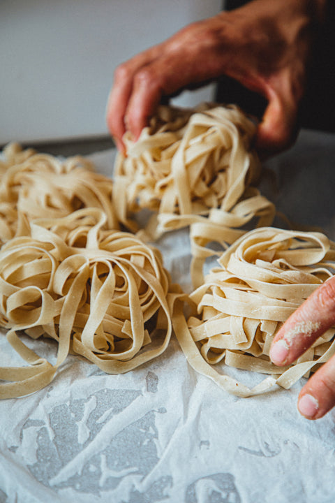 Saffron Spaghetti (Artisan Traditional Umbrian Saffron Stringozzi 250 gr) image 9