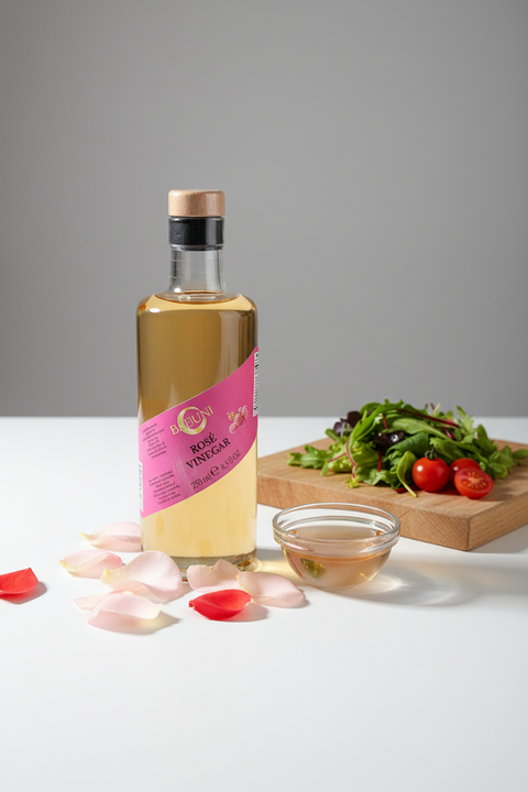 Rosé Vinegar with Gourmet Props